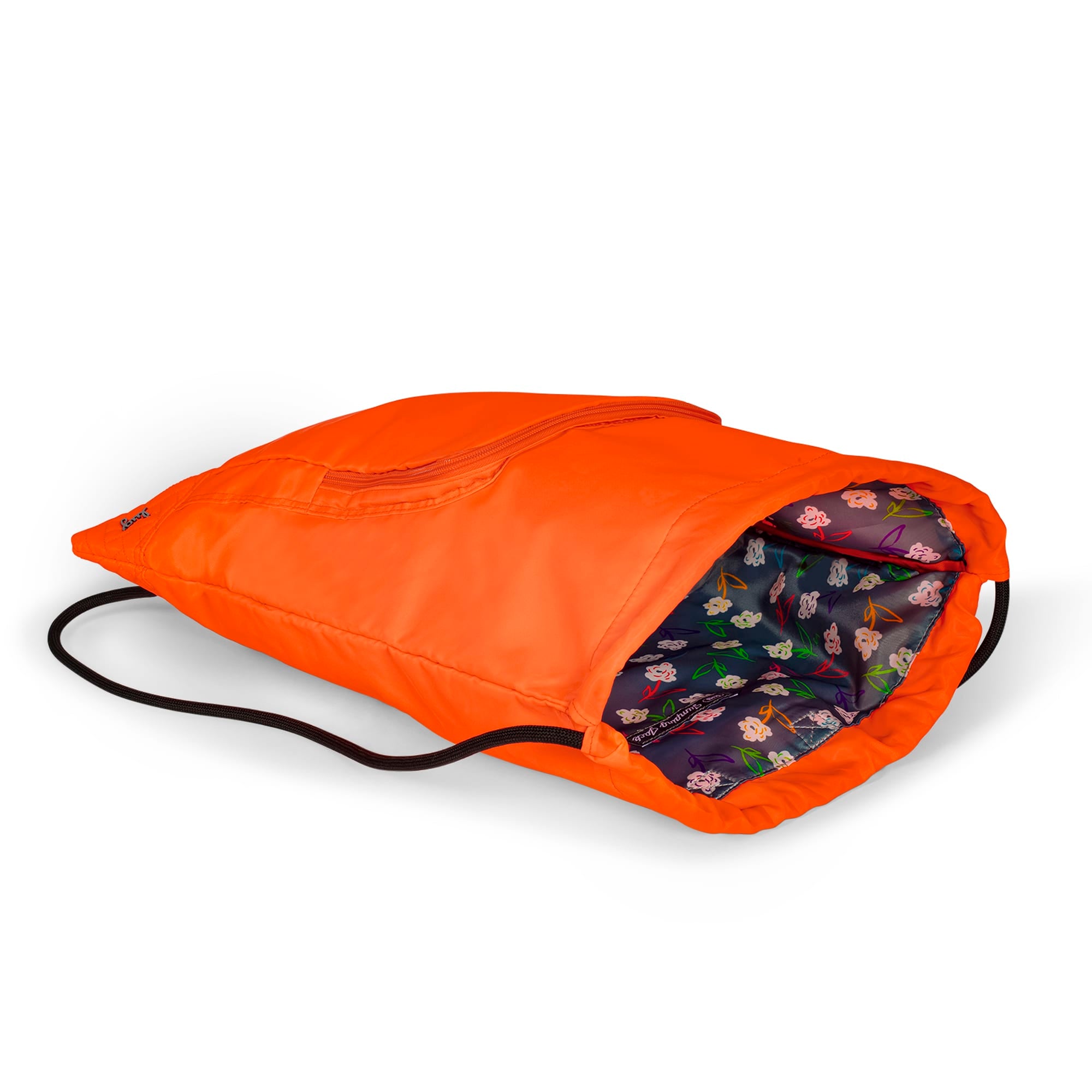 Jumping Jack Drawstring Backpack - CORAL - JumpingJack_Coral_05